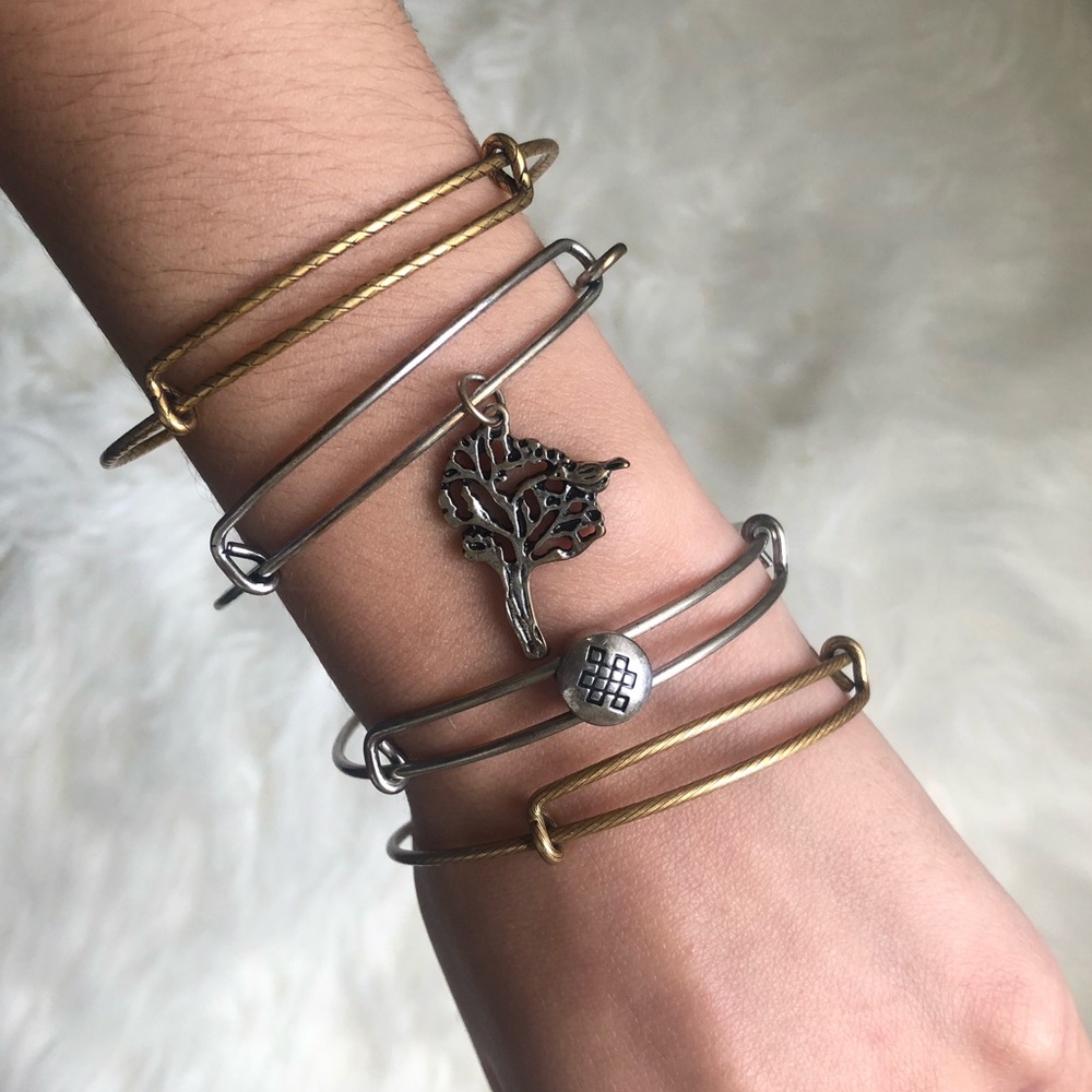 Alex and Ani Bracelet Set of 4 Bundle